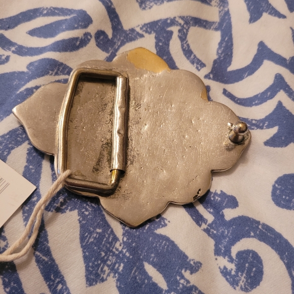 Ornate Silver Belt Buckle - Picture 6 of 6